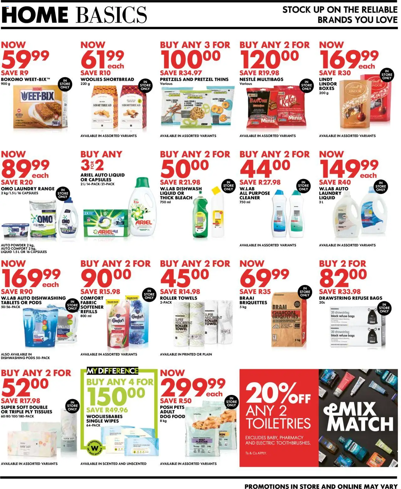 Woolworths Daily Difference - KwaZulu-Natal │ valid from 04.08.2025 | Page: 7 | Products: Towel, Powder, Refuse bags, Stock