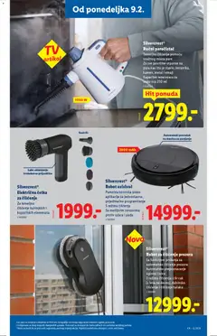 SilvercrestⓇ Robot usisivač, Pametna kontrola preko aplikacije za jednostavno, pojedinačno programiranje. 5 režima čišćenja. Sa osetljivim senzorima protiv udara i pada - pregled Lidl kataloga - važi od 05.02.2026 | Strana: 69