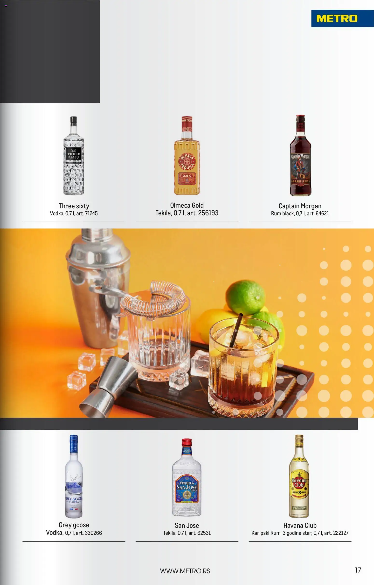 Metro katalog - važi od 01.05.2026 | Strana: 17 | Proizvode: Vodka