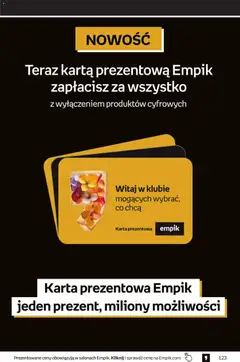 Pogląd oferty "Empik Black Friday" - ważna od 29.10.2025 | Strona: 123 | Produkty: Karta