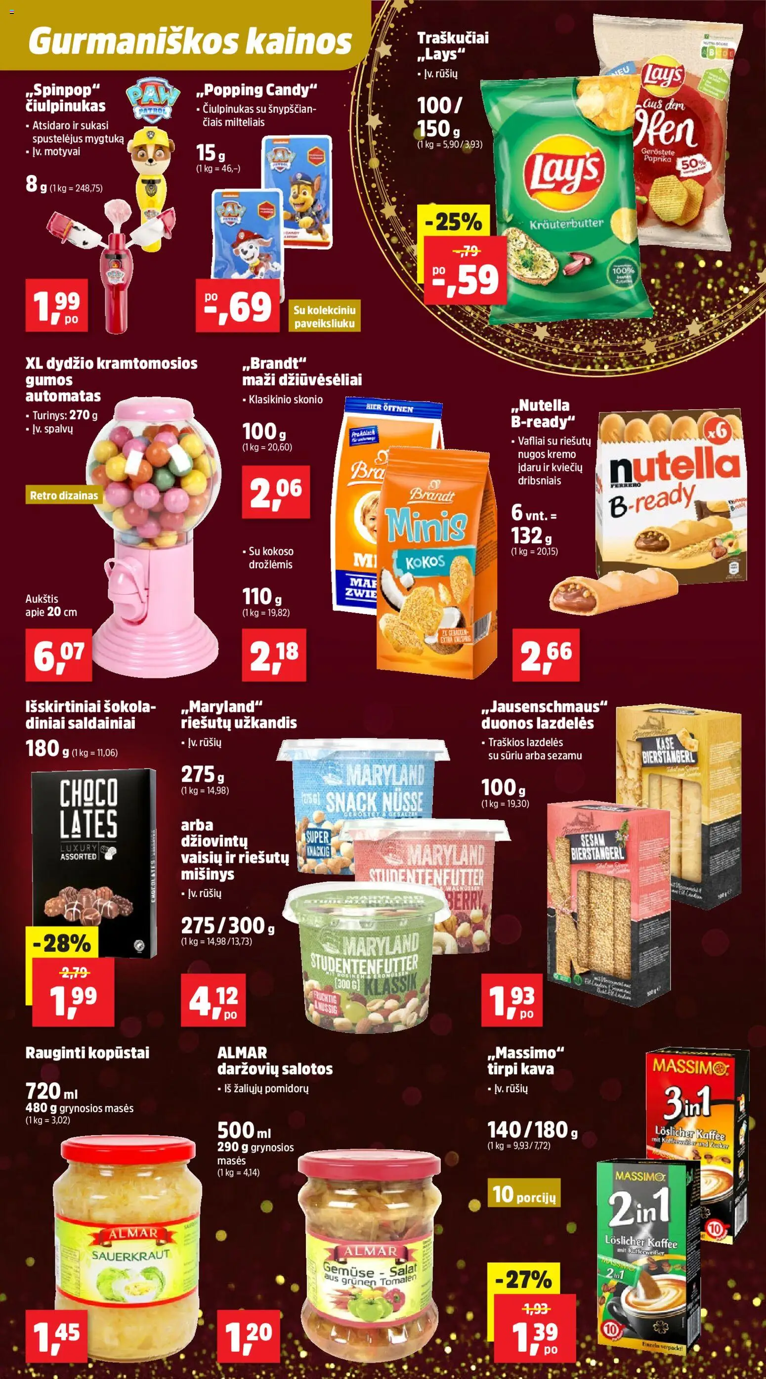 Thomas Philipps akcijos nuo 08.12.2025 | Puslapis: 15 | Prekių: Paprika, Kava, Vafliai, Traškučiai