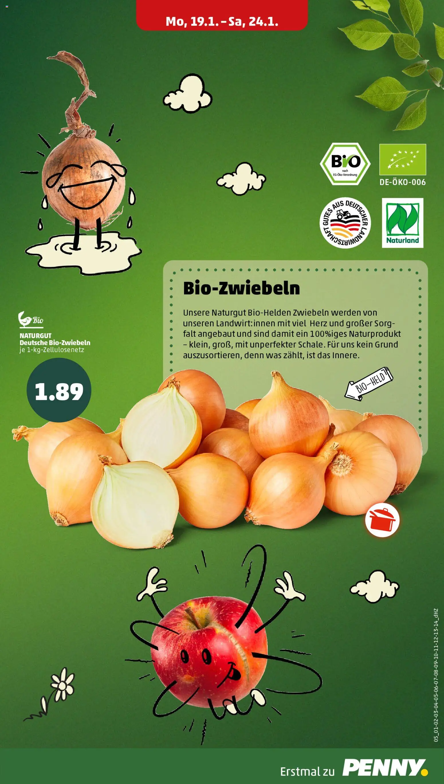Penny Prospekt 	 – gültig ab 19.01.2026 | Seite: 7 | Produkte: Zwiebeln