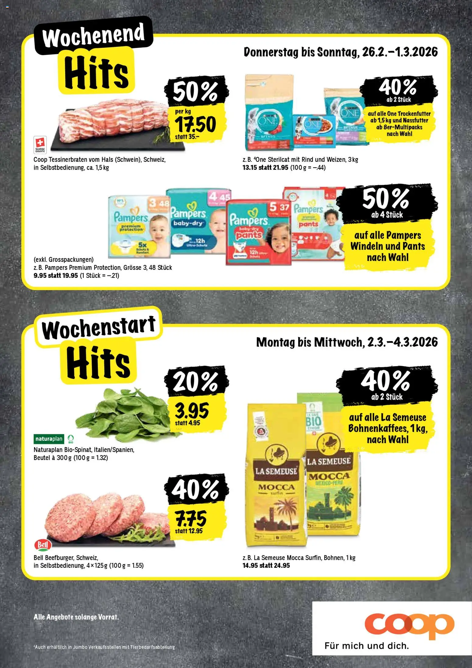 Coop Aktionen – gültig ab 26.02.2026 | Seite: 20 | Produkte: Pampers