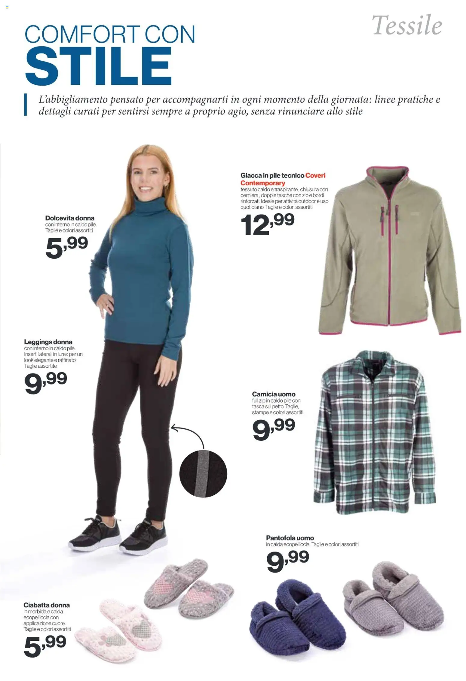 Volantino IN's del 22.04.2026 | Pagina: 27 | Prodotti: Pile, Camicia, Giacca, Leggings