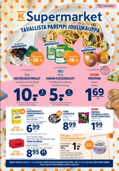 K-Supermarket-mainoslehti voimassa 15.12.2025 alkaen
