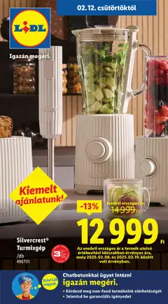Lidl - Nonfood kínálatunk - amely érvényes a következő dátumtól: 12.02.2026