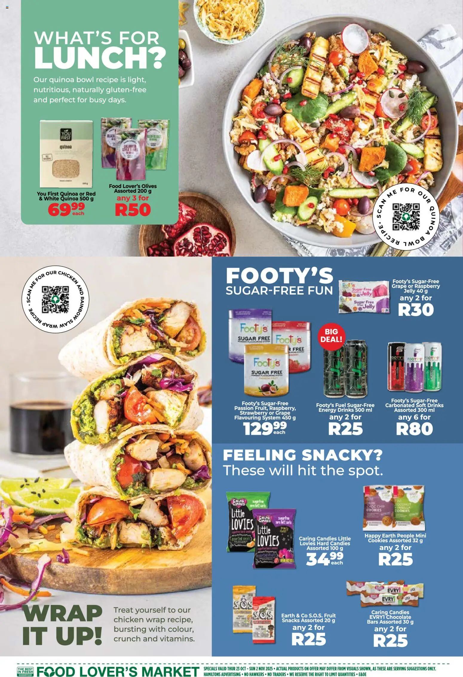 New Food Lover's Market catalogue – valid from 23.10.2025 | Page: 4 | Products: Bowl, Candies, Snacks, Cookies