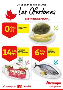 Vista previa Alcampo - Los ofertones de fin de semana válido desde el 25.07.2025