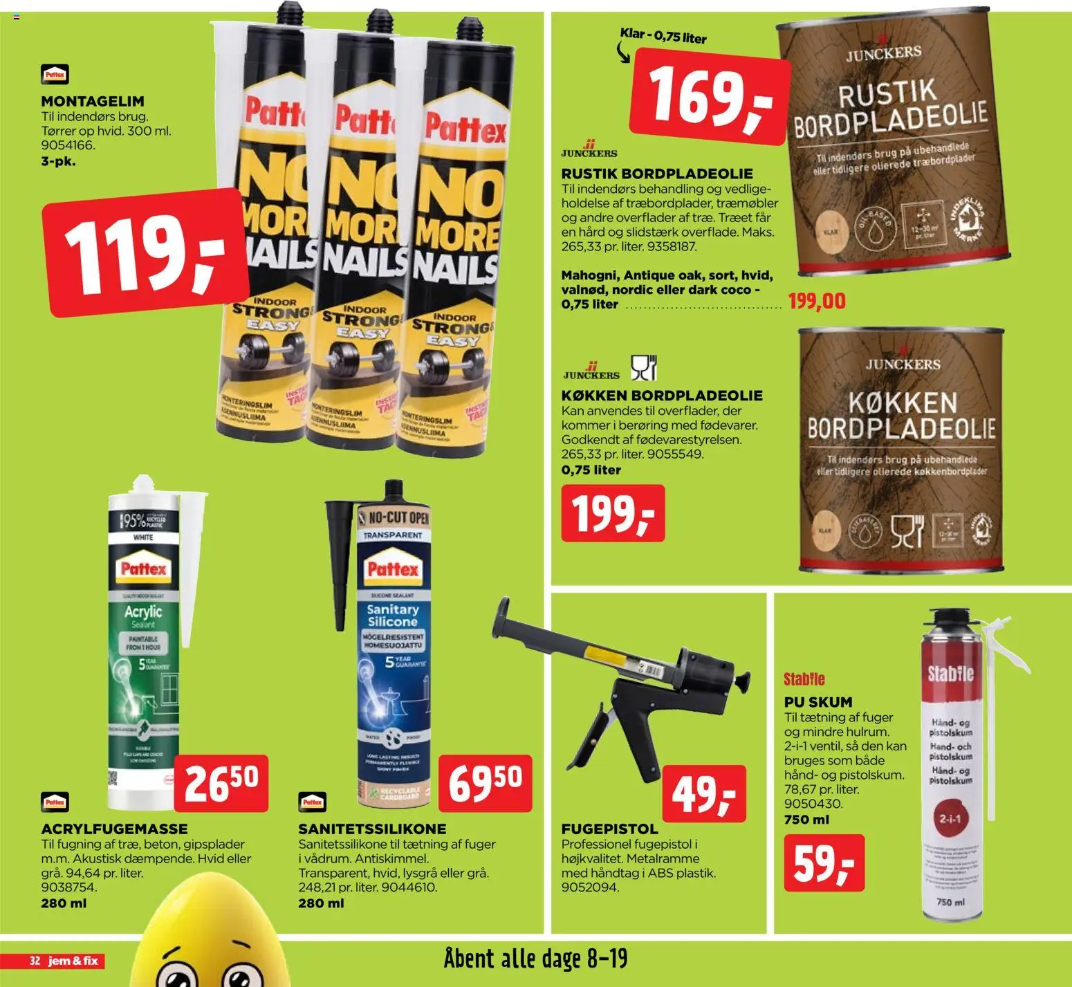 Jem & fix tilbudsavis – gyldig fra 05.04.2026 | Side: 32 | Produkter: Søm