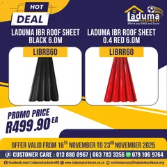 Laduma Hardware specials catalogue – valid from 16.11.2025