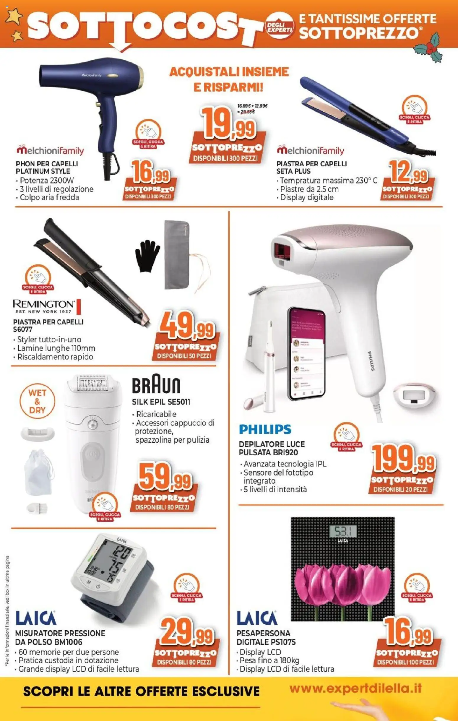 Volantino Expert del 12.12.2025 | Pagina: 17 | Prodotti: Cappuccio, Piastra per capelli