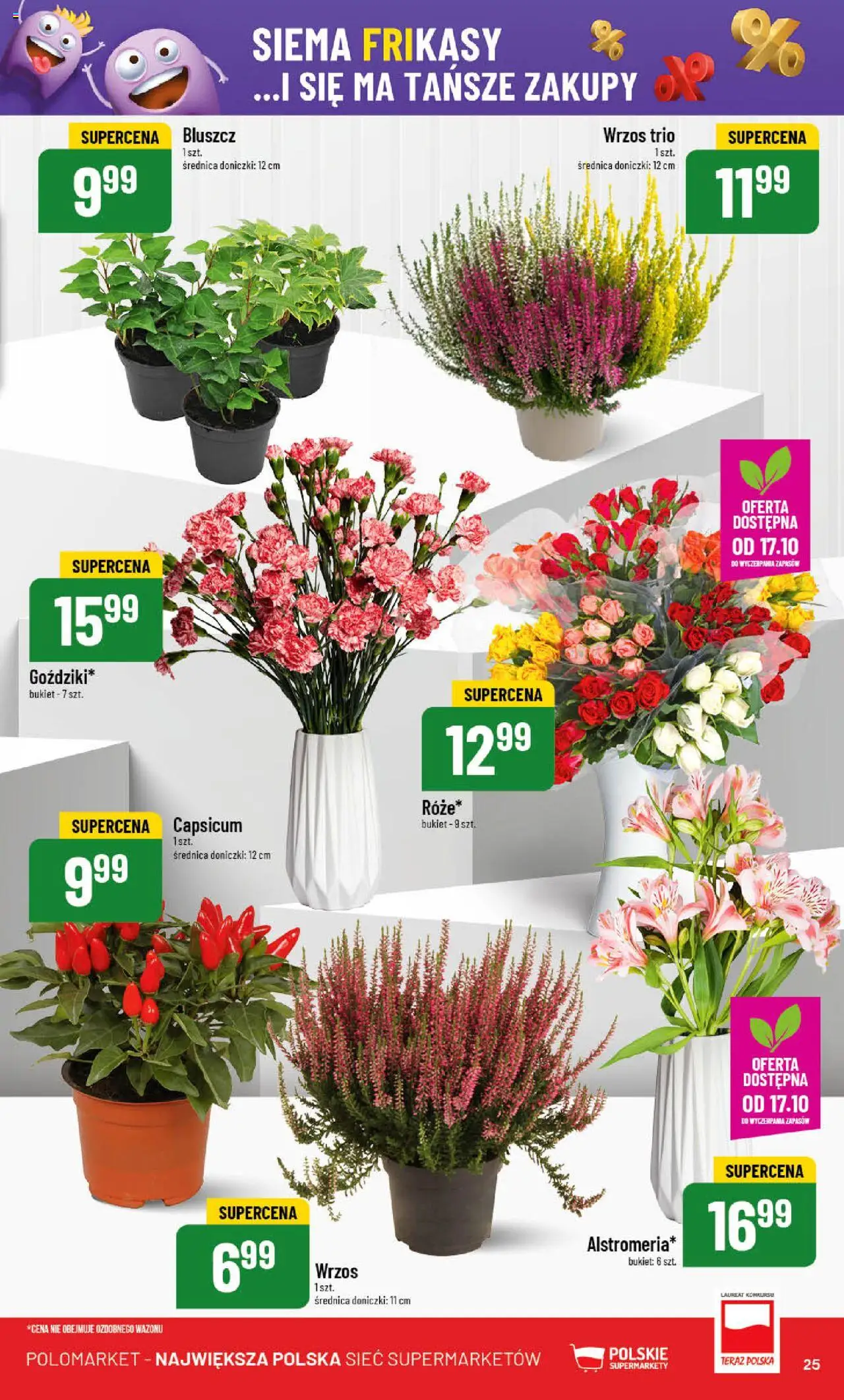 POLOmarket Gazetka od 15.10.2025 | Strona: 25 | Produkty: Wrzos, Doniczki