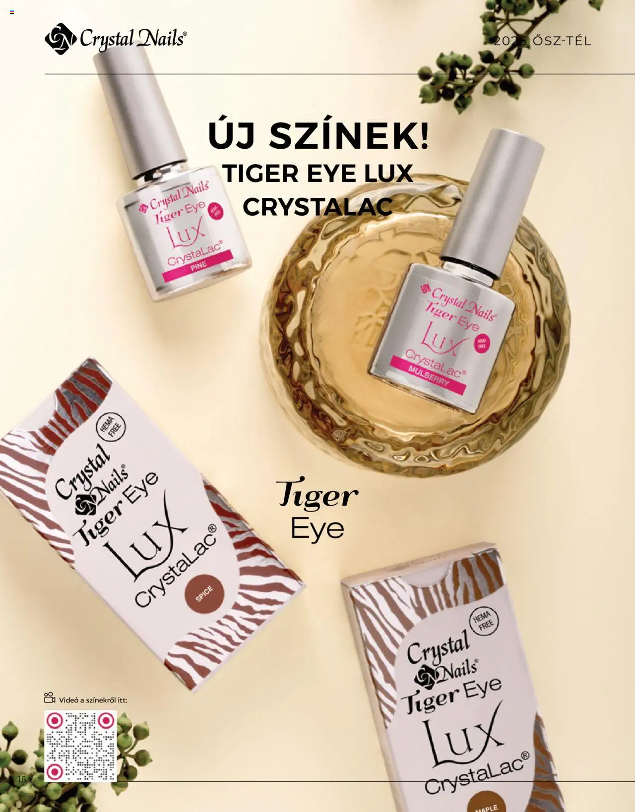 Crystal Nails akciós ujság - amely érvényes a következő dátumtól: 07.09.2025 | Oldal: 18 | Termékek: Videó