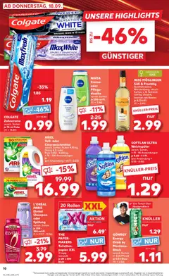 L'ORÉAL PARIS Elvital Shampoo oder Spülung, versch. Sorten je 250 - 300-ml-FI. – gültig ab 18.09.2025 | Seite: 10 | Produkte: Weißwein, Spülung, Creme, Wasser