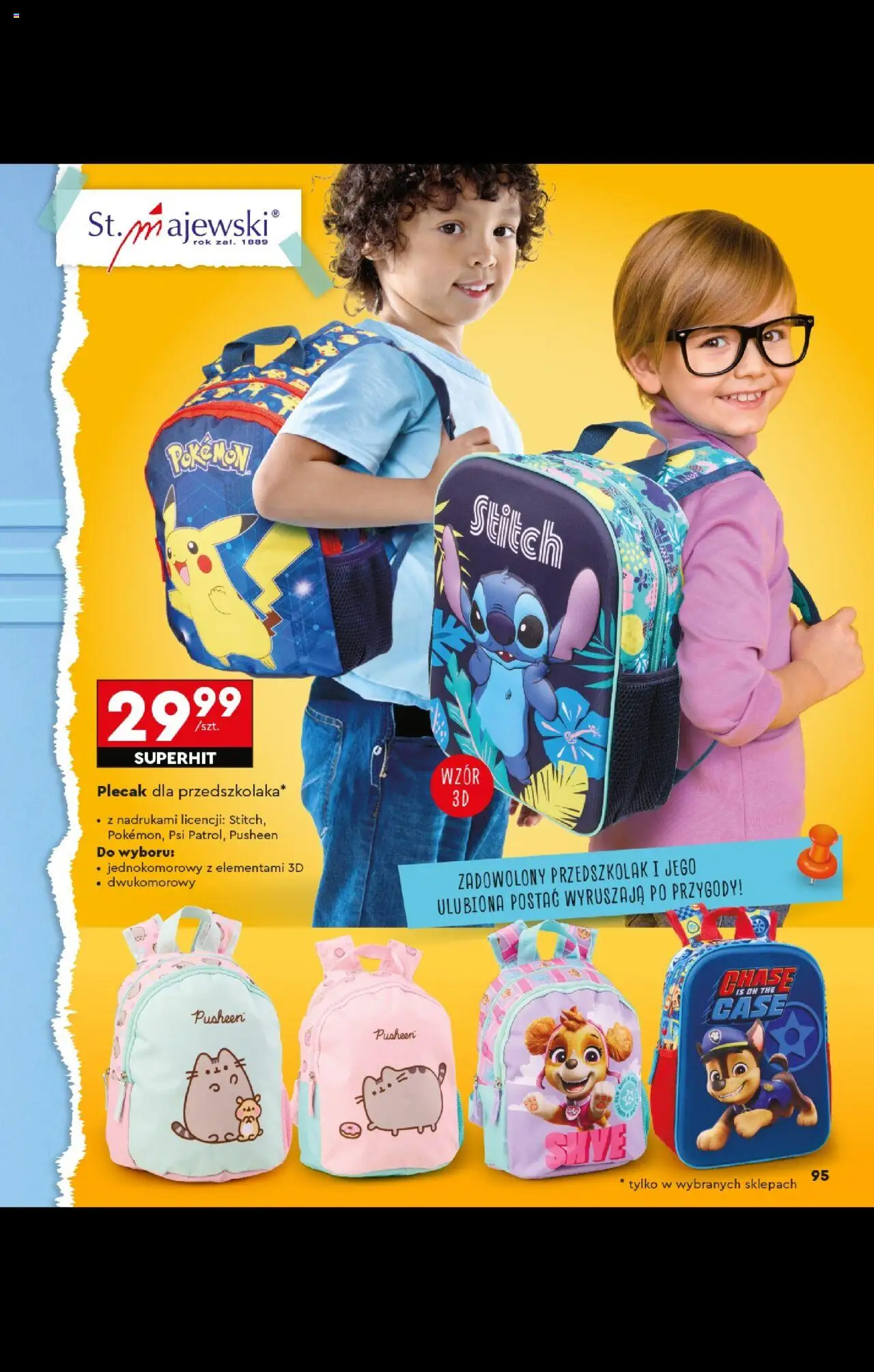 Biedronka - Szkoła od 28.07.2025 | Strona: 97 | Produkty: Plecak