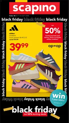 Scapino - Black Friday - Voorbeeld van een folder van Scapino, geldig van 20.11.2025
