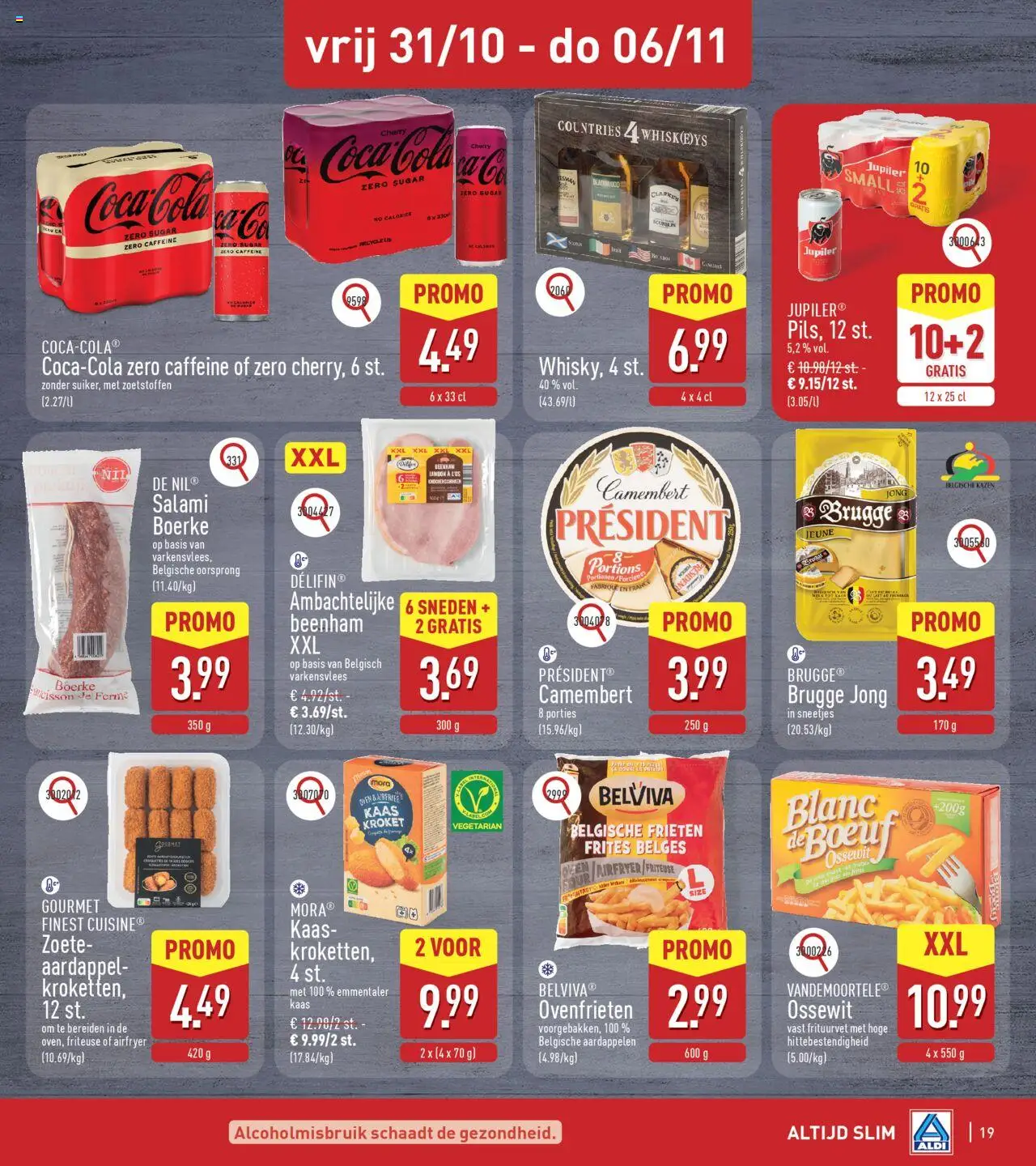 {H1} | Pagina: 19 | Producten: Varkensvlees, La, Friteuse, Kaas