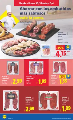 Vista previa Realvalle Longaniza de pavo extra, 2 x 62,5 g válido desde el 30.03.2026 | Página: 12