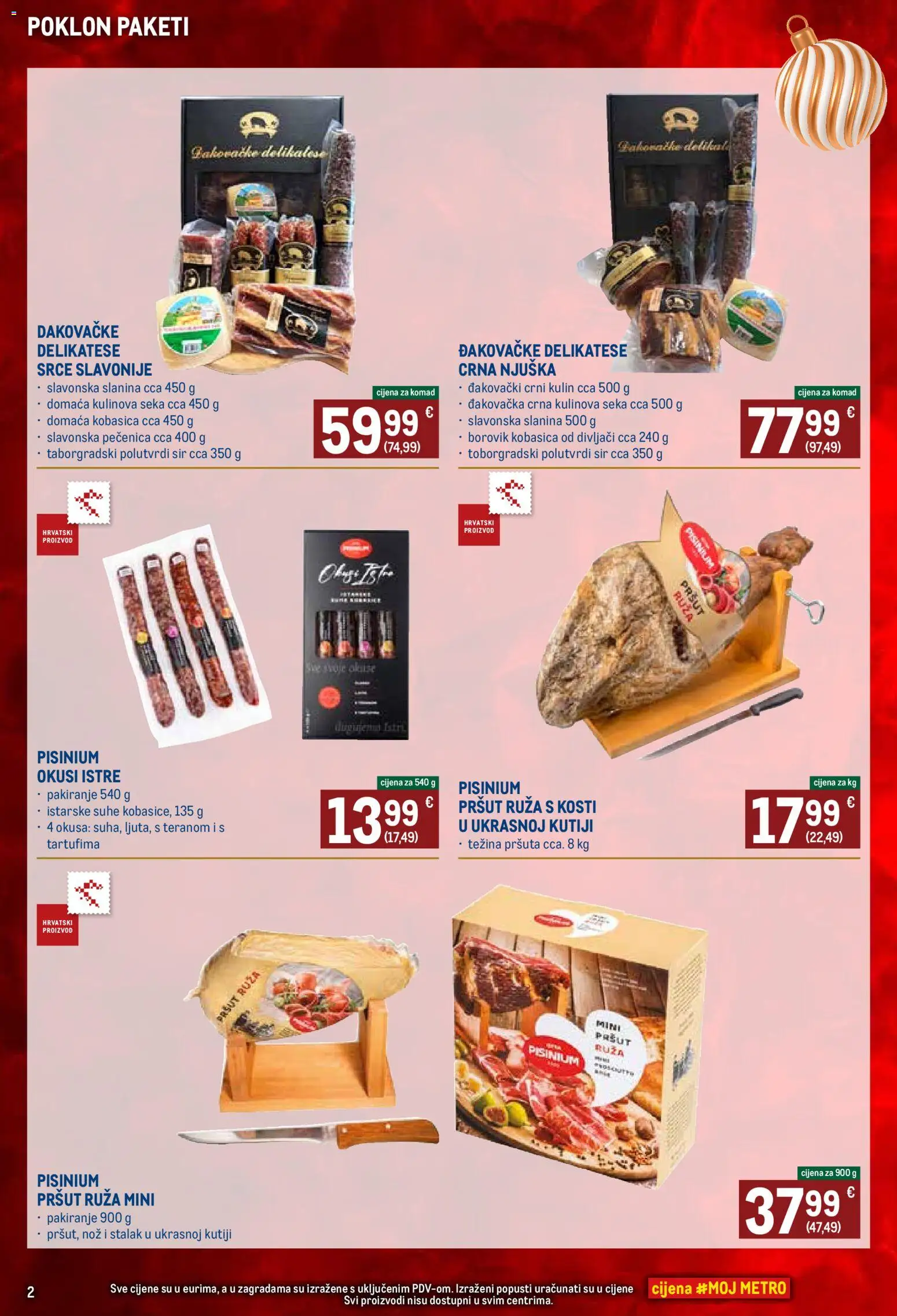 Metro katalog | vrijedi od 03.11.2025 | Stranica: 2 | Proizvodi: Sir, Pršut, Slanina, Kobasica