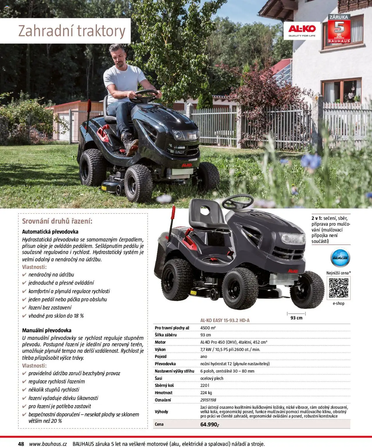 Bauhaus katalog Zahradní technika od 01.04.2025 | Strana: 48 | Produkty: Oleje, Benzín, Nářadí, Koš