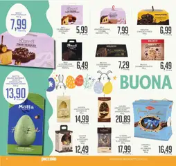 Anteprima del volantino Piccolo volantino valido a partire dal 26.03.2026 | Pagina: 4 | Prodotti: Uova, Cioccolato, Panna, Gallinella