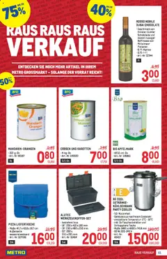 Metro angebote Profi gültig ab 18.09.2025 | Seite: 61 | Produkte: Kühlschrank, Schokolade, Pizza, Orangen