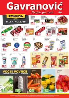 Katalog Gavranović - Pregled kataloga iz trgovine Gavranović, vrijedi od 11.12.2025 | Stranica: 2