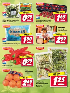 Nettorama - Folder - Voorbeeld van een folder van Nettorama, geldig van 13.10.2025 | Pagina: 3 | Producten: Pompoen, Kokusz, Maïs, Groenten