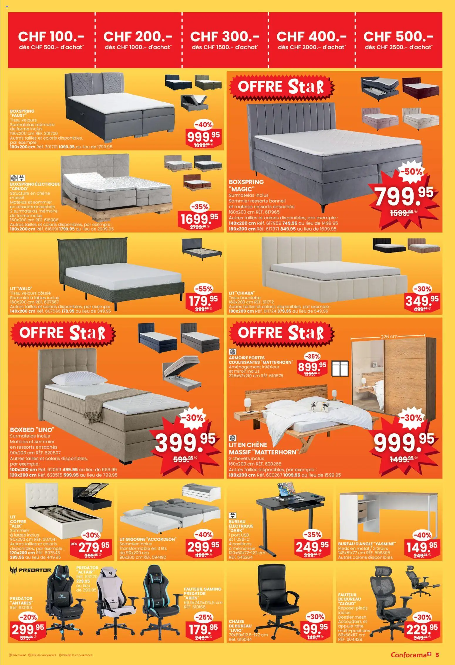 Conforama Aktionen FR – gültig ab 24.12.2025 | Seite: 5 | Produkte: Usb