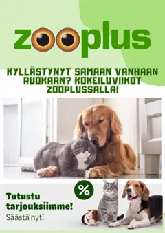 Katso Zooplus tarjoukset voimassa alkaen 01.08.2025