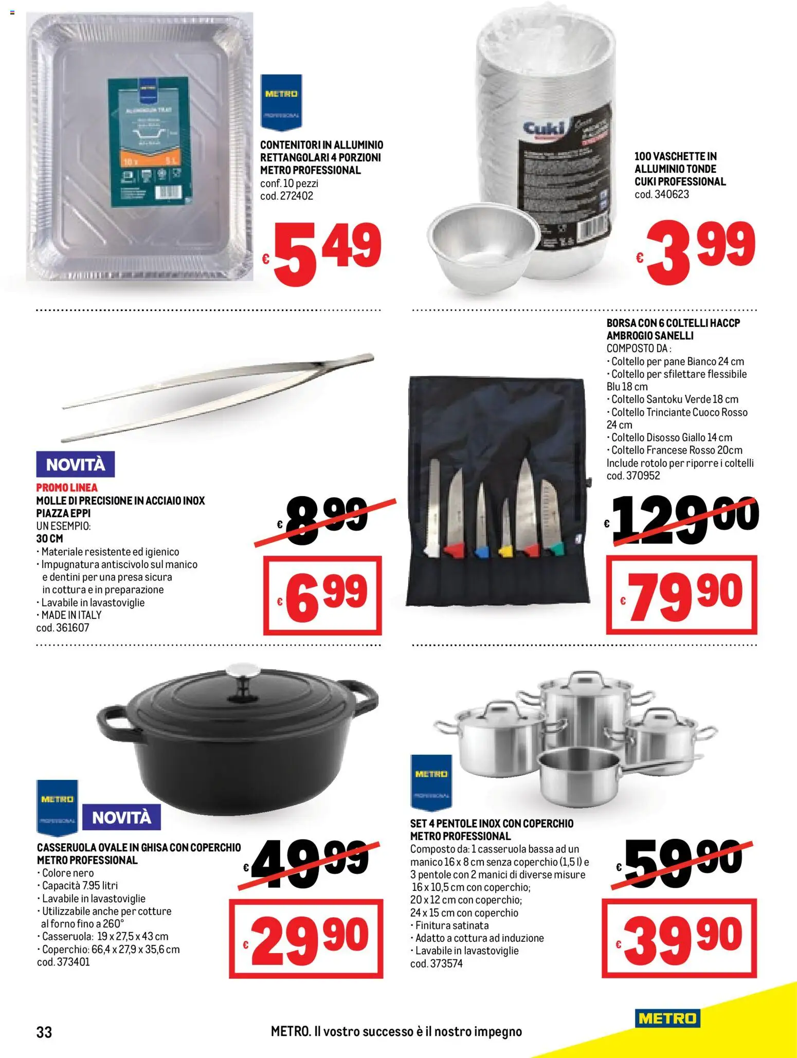 Volantino Metro del 20.11.2025 | Pagina: 33 | Prodotti: Pane, Borsa, Forno, Presa
