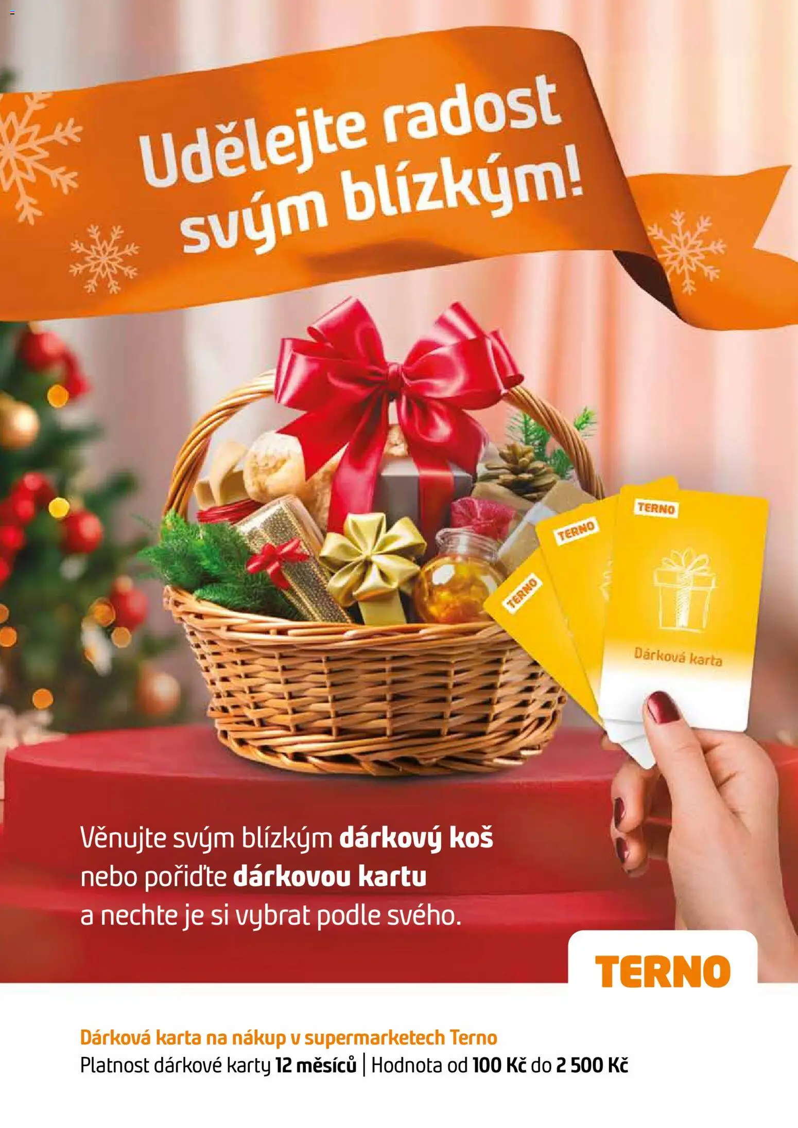 Terno leták - Super víkend od 12.12.2025 | Strana: 2 | Produkty: Dárkový koš, Karty, Koš