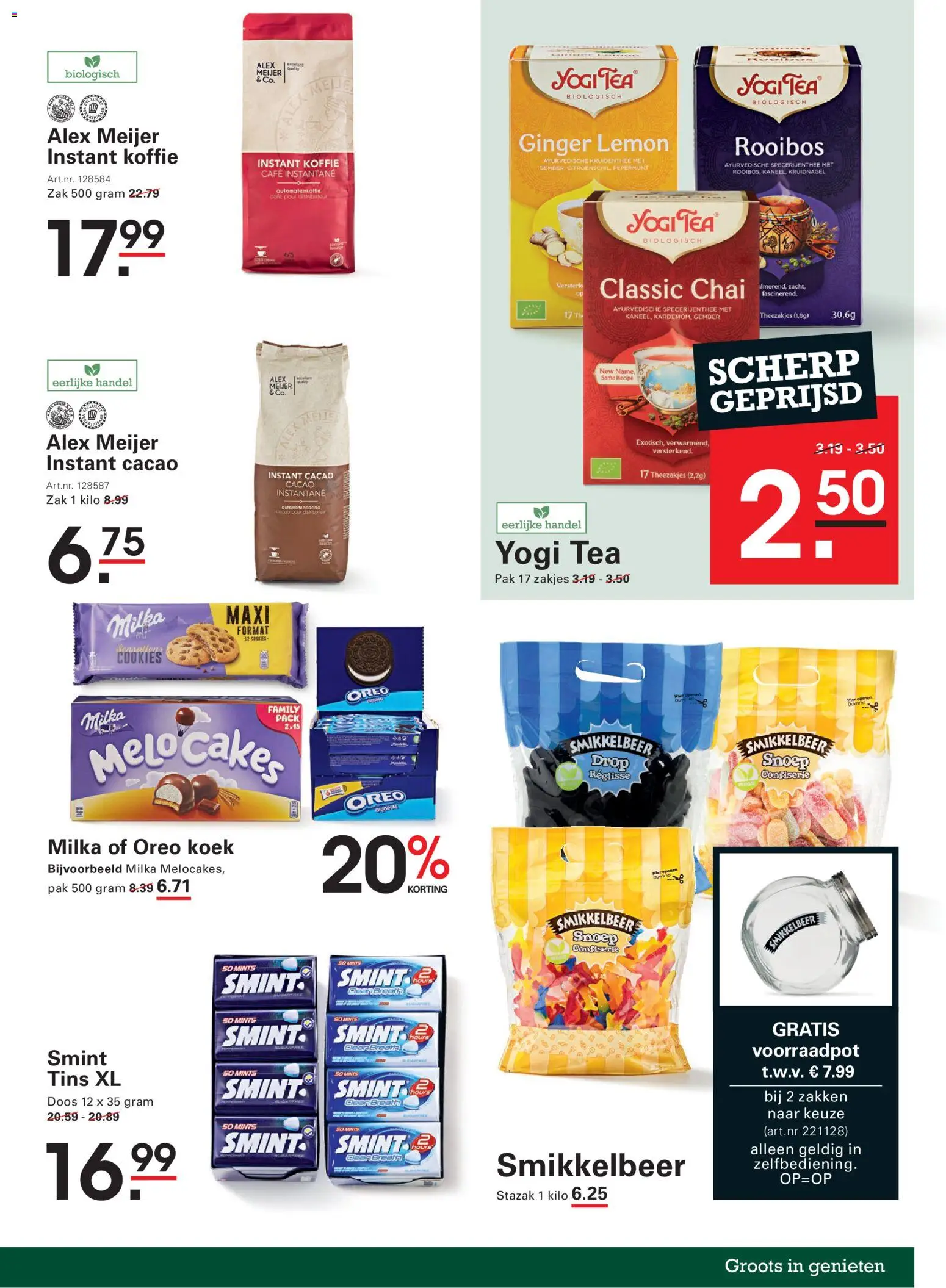 {H1} | Pagina: 75 | Producten: Snoep, Koffie, Oreo, Kruidnagel