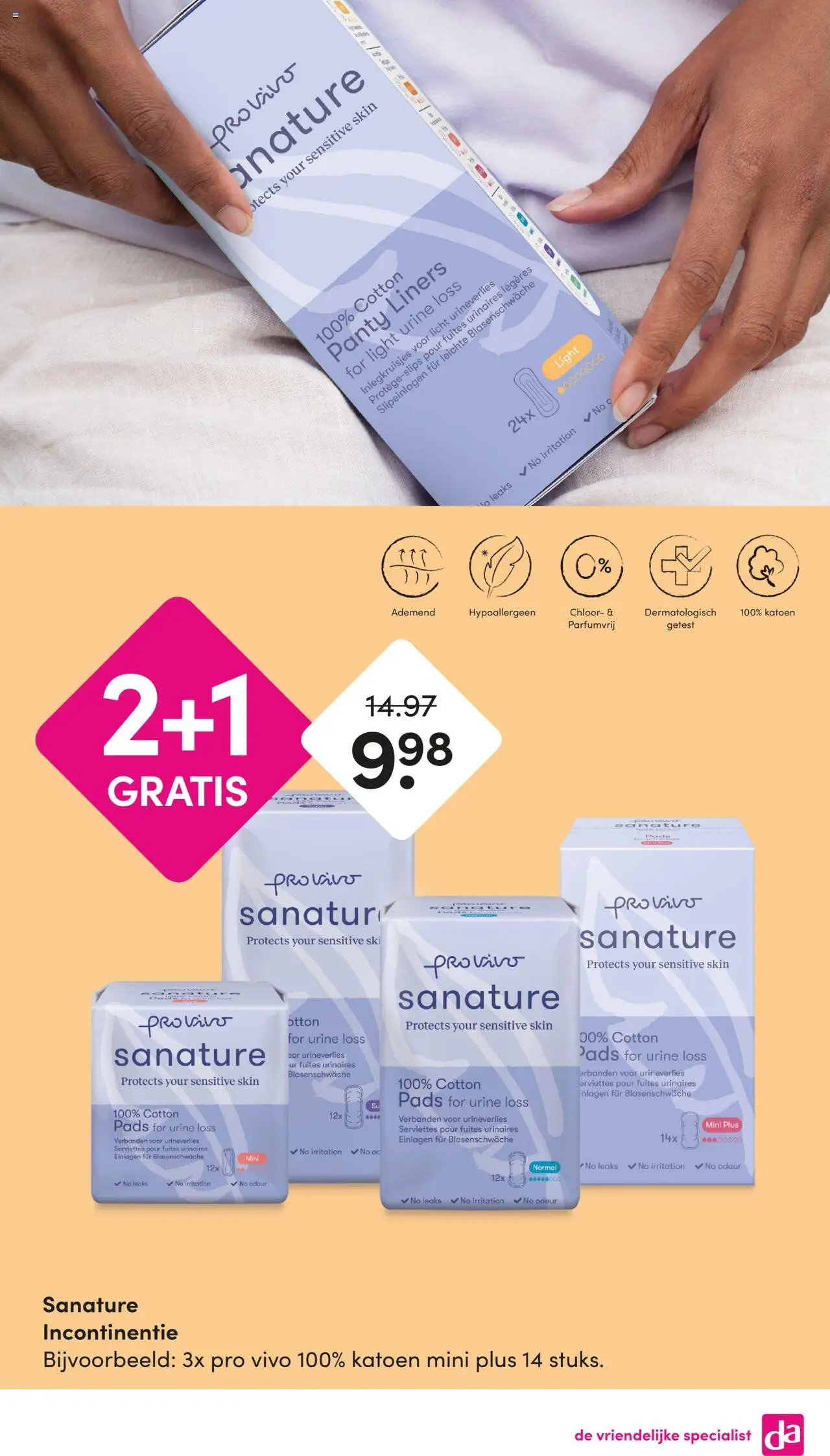  | Pagina: 21 | Producten: Panty, Pads