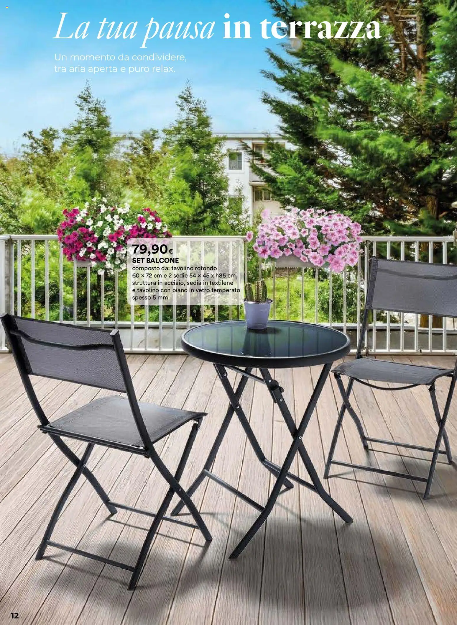Volantino Ipercoop del 26.02.2026 | Pagina: 12 | Prodotti: Tavolino, Sedia