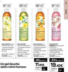 Stanhome - Prévisualisation de GEL DOUCHE Huile Essentielle d'Ylang Ylang, Une délicate senteur florale sensuelle et féminine valide à partir de 27.04.2026 | Page: 33