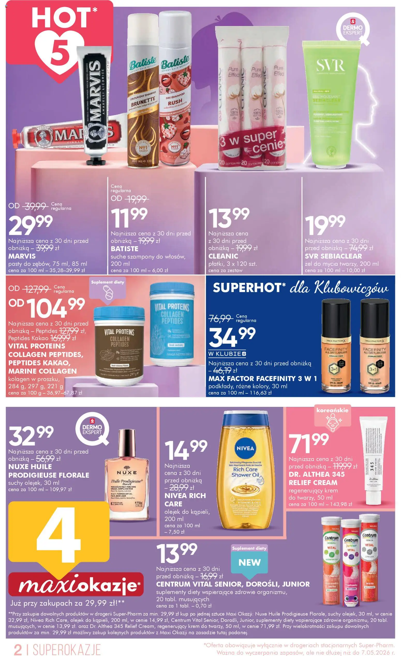 Super-pharm gazetka od 08.04.2026 | Strona: 2 | Produkty: Kakao, Krem