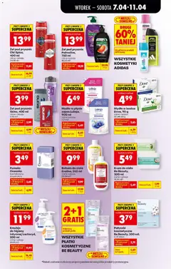 Pogląd oferty "Żel pod prysznic Old Spice, 400 ml, różne rodzaje 34,98 zł/l" - ważna od 07.04.2026 | Strona: 67 | Produkty: Mydło w płynie, Prysznic, Mydło, Old spice