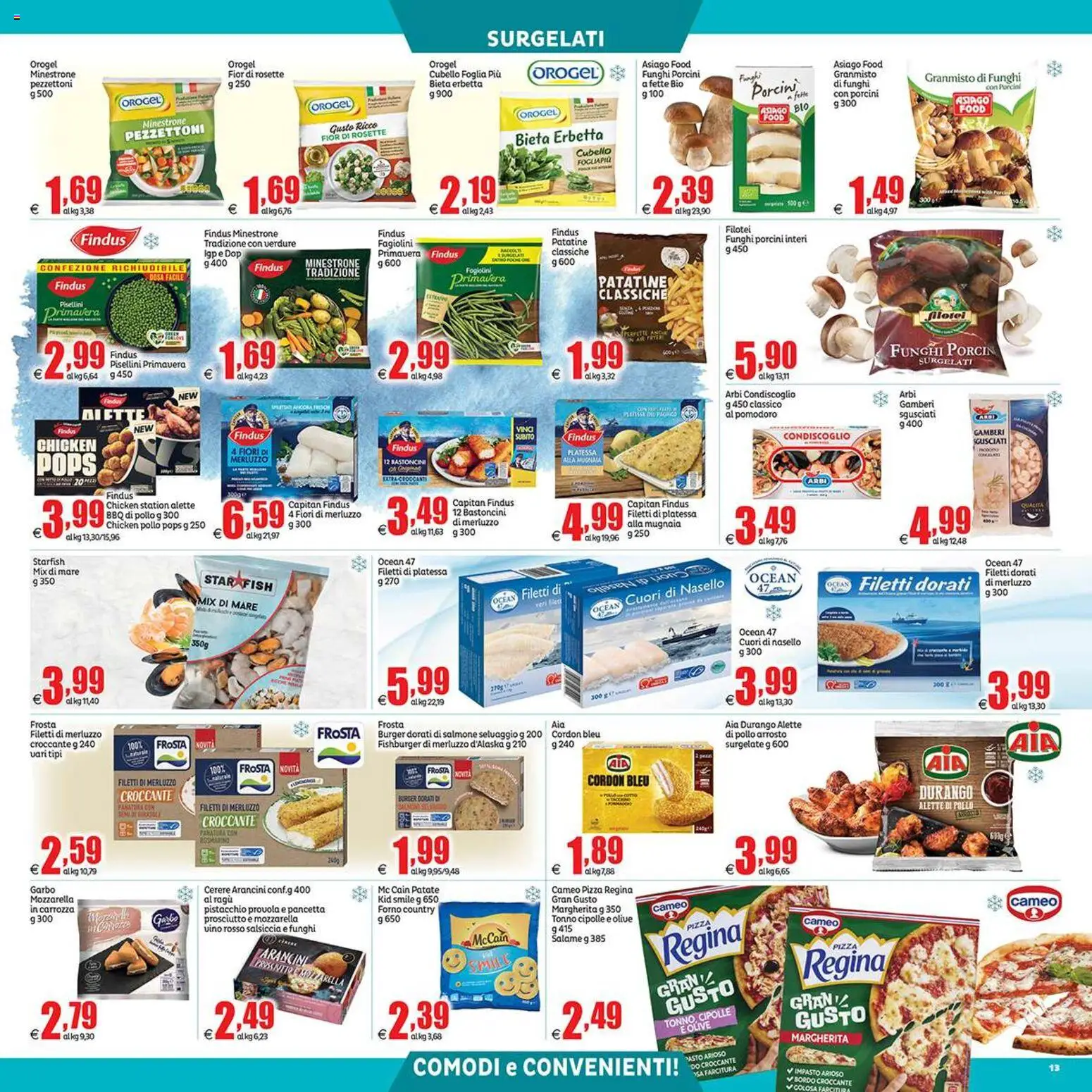 Volantino Elite Supermercati del 09.01.2026 | Pagina: 13 | Prodotti: Verdure, Mozzarella, Tonno, Vino rosso