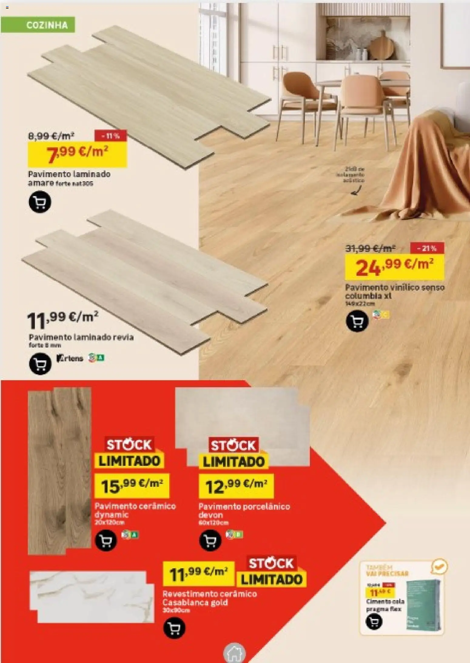 Leroy Merlin Catálogo │ válido de 26.03.2026 | Página: 12 | Produtos: Pavimento cerâmico, Cimento