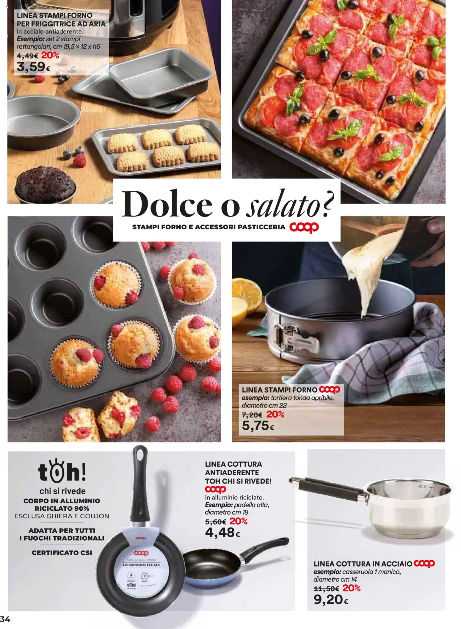 Volantino Ipercoop del 27.12.2025 | Pagina: 34 | Prodotti: Friggitrice ad aria, Padella, Forno, Friggitrice