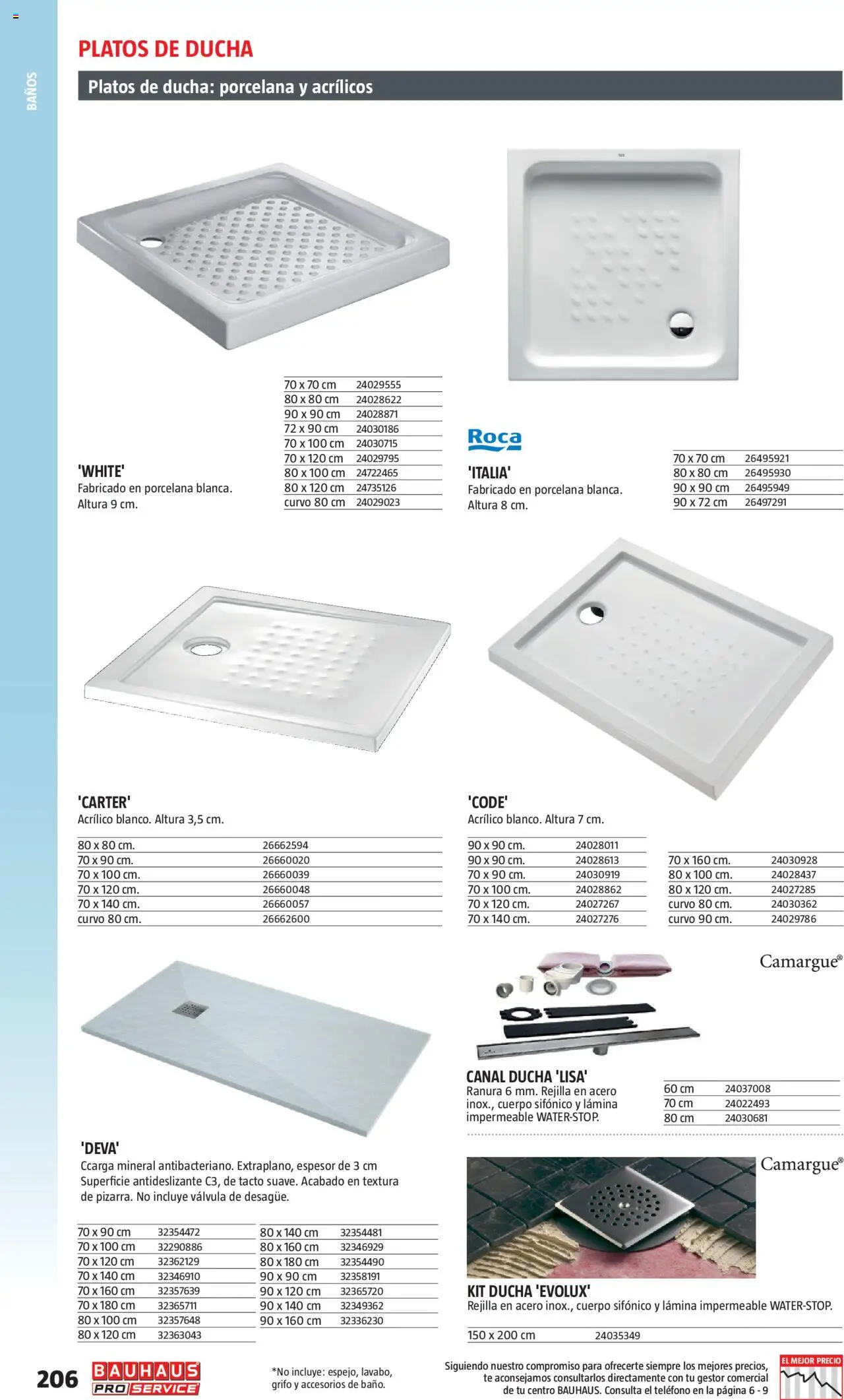 Bauhaus - ProService  │ válido desde el 24.02.2025 | Página: 206 | Productos: Té, Teléfono, Ducha