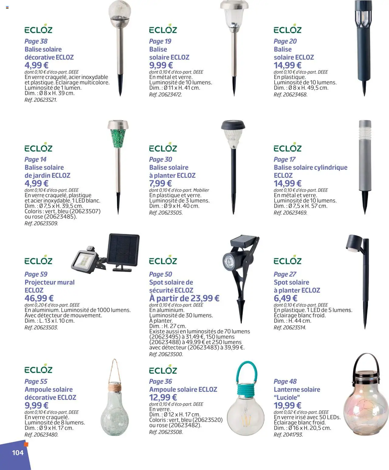  | Page: 103 | Produits: Projecteur