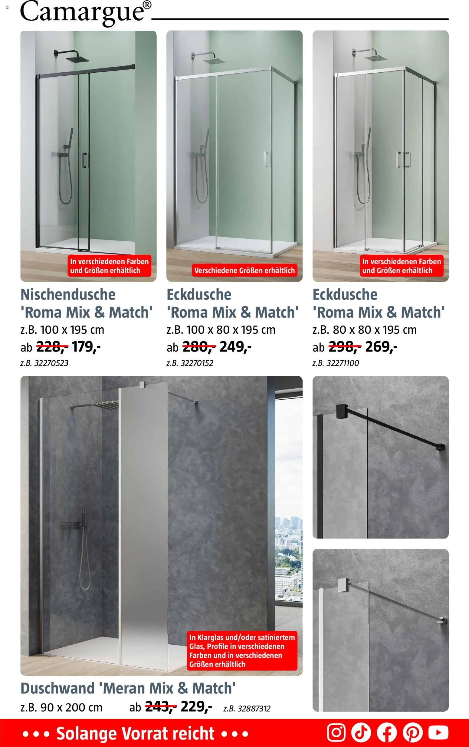 Bauhaus Prospekt Duschen Spezial – gültig ab 10.01.2026 | Seite: 4