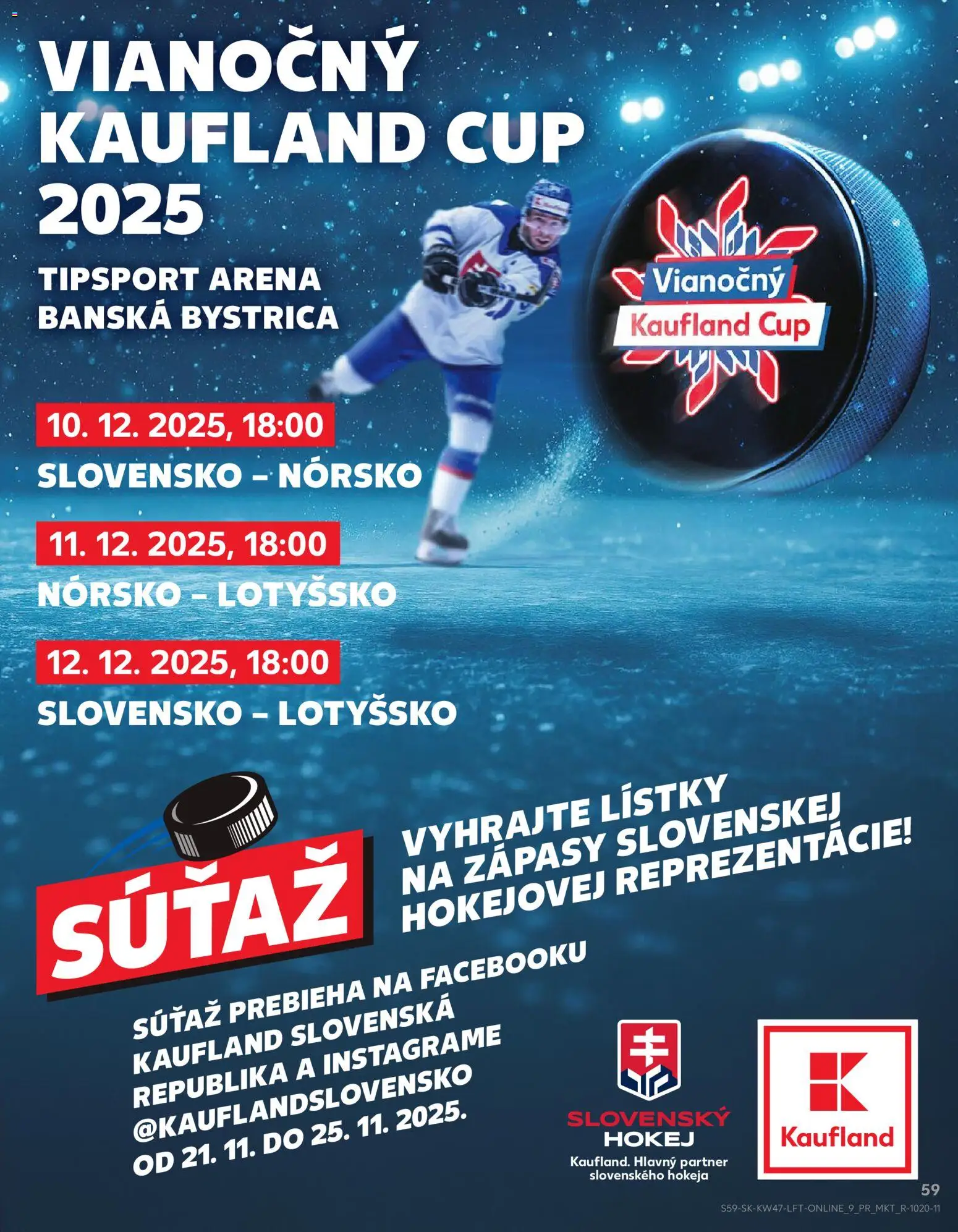 Kaufland SK akciós ujság - amely érvényes a következő dátumtól: 20.11.2025 | Oldal: 59