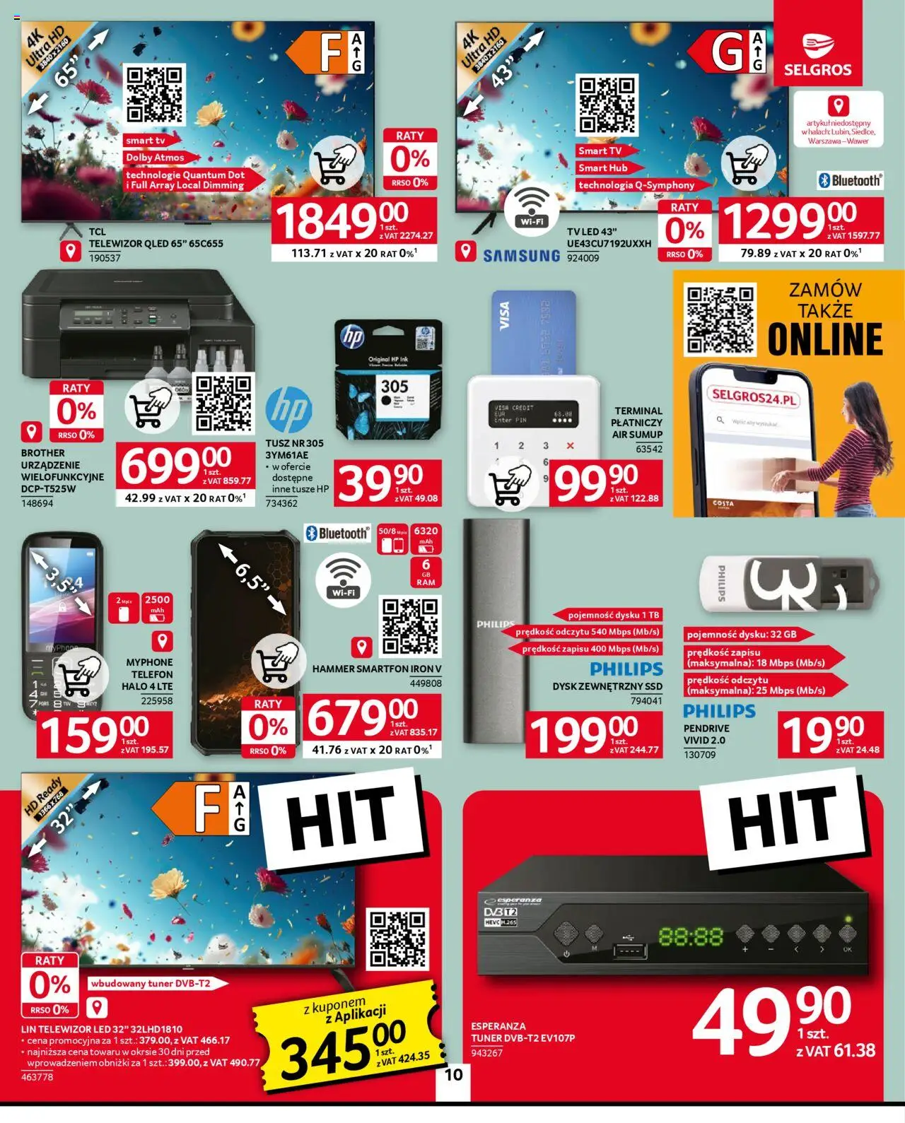 Selgros cash&carry Gazetka - Oferta przemysłowa od 22.05.2025 | Strona: 12 | Produkty: Telefon, Smartfon, USB, Pendrive