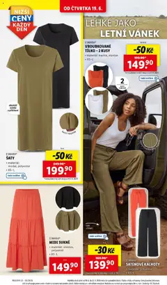 Lidl leták od 19.06.2025 | Strana: 32 | Produkty: Šaty, Sukně, Tílko, Kalhoty