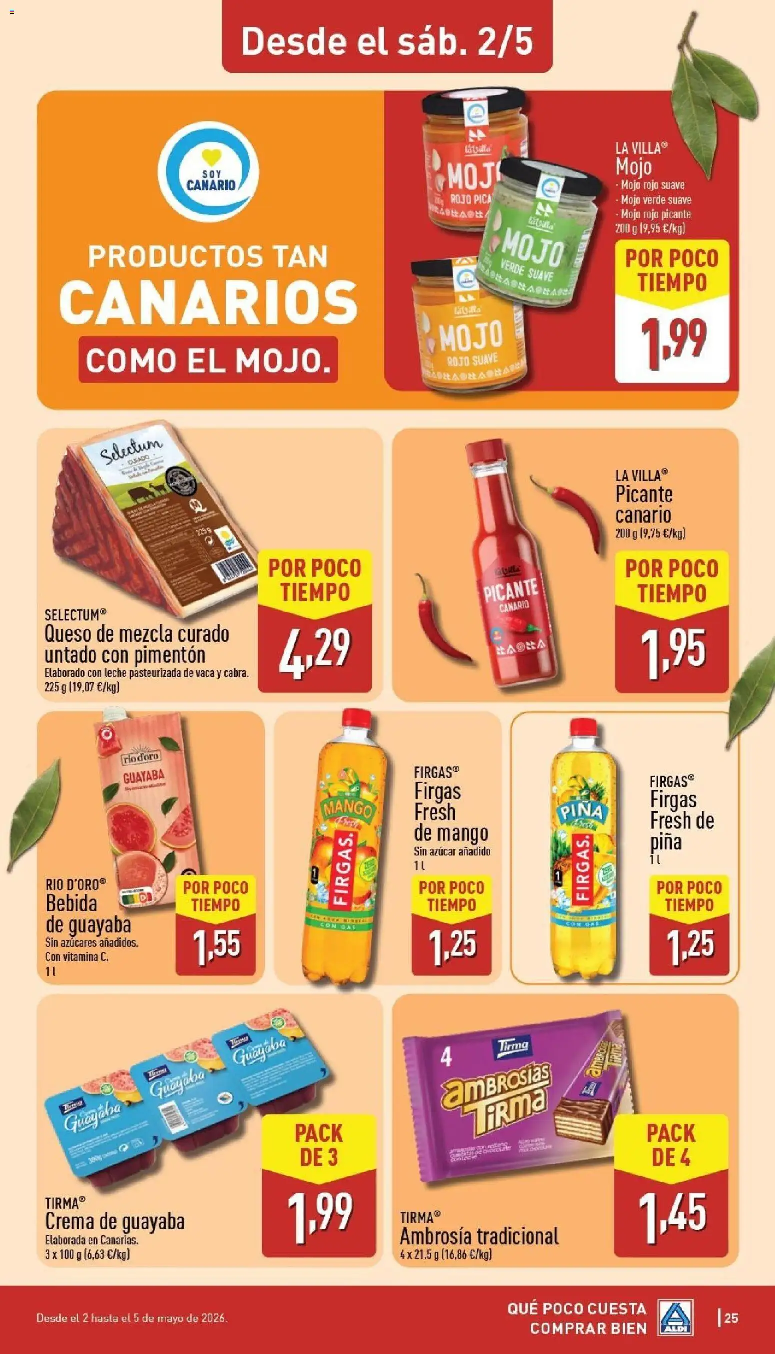 Aldi folleto Baleares │ válido desde el 27.04.2026 | Página: 25 | Productos: Leche, Piña, Crema, Ρούτερ