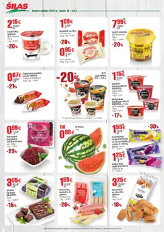 Šilas - Leidinys│galioja nuo 16.07.2025 | Puslapis: 4 | Prekių: Sausainiai, Jogurtas, Varškė, Valgomieji ledai