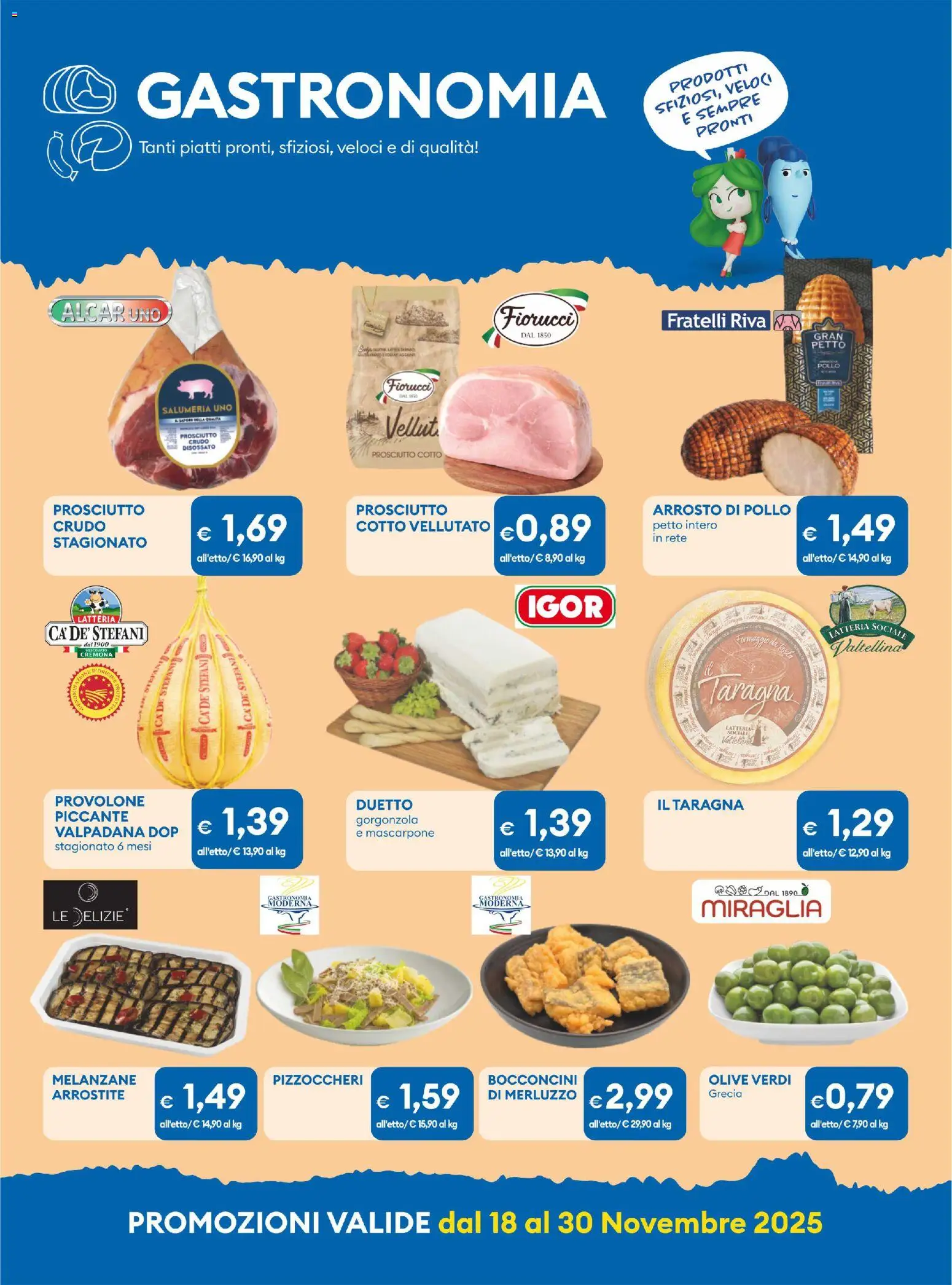 Volantino MD Discount del 18.11.2025 | Pagina: 26 | Prodotti: Arrosto, Prosciutto Cotto, Pollo, Olive